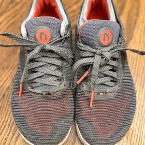Reebok Nano Wit Gray and Orange Athletic Shoes EUC